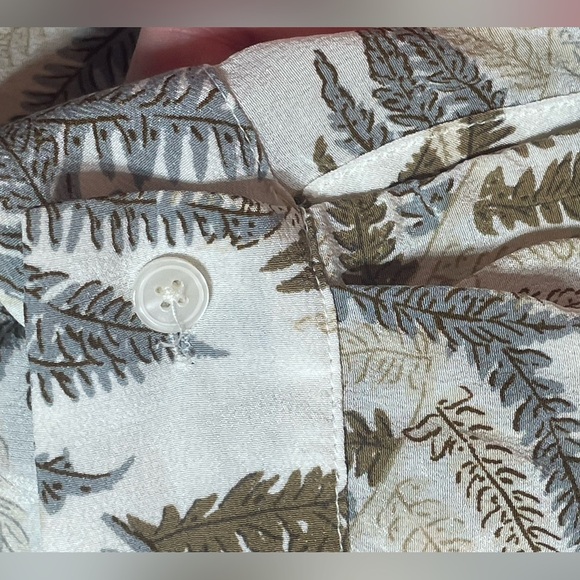 Talbots, long-sleeved silk blouse, Size XL - Picture 8 of 11